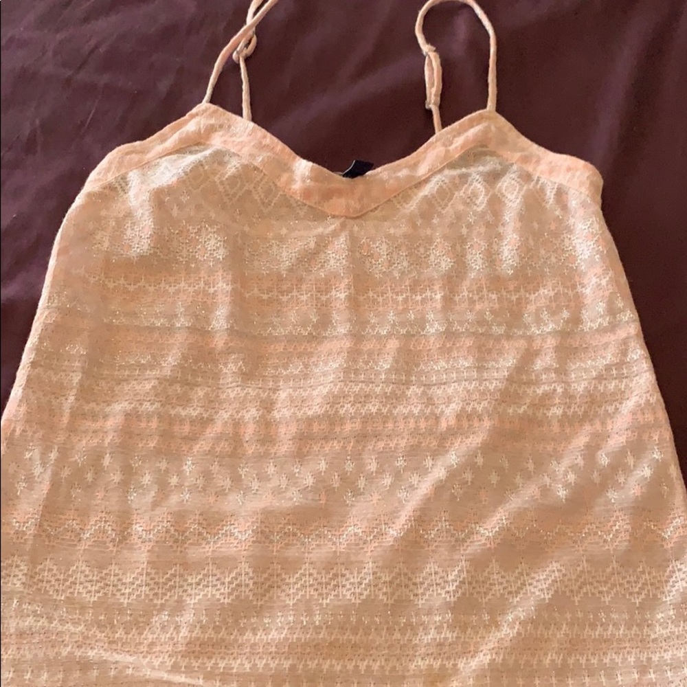 Pink glitter top